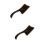 2 Pcs Guzheng Cleaning Brush Solid Wood Car 5