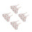 8 Pcs Triangular Heat Resistant Non Slip Pot Lid Knob Cover 6