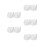 10Pcs Acrylic Transparent Watch Display Case Small Square Storage Box 9