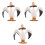 3 Pcs Simulation Animal Toy Adorable Model Desktop Decoration 4