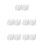 10Pcs Acrylic Transparent Watch Display Case Small Square Storage Box 5