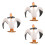 3 Pcs Simulation Animal Toy Adorable Model Desktop Decoration 7