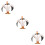 3 Pcs Simulation Animal Toy Adorable Model Desktop Decoration 10