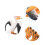 3 Pcs Simulation Animal Toy Adorable Model Desktop Decoration 11