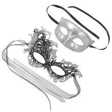 8 Pcs Masquerade Ball Cosplay Mask For Halloween Carnival Half-Face
