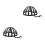 2Pcs Black Hat Display Rack Plastic Stand for Store Use 9