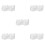 10Pcs Acrylic Transparent Watch Display Case Small Square Storage Box 10