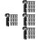 120 Pcs Hard Hat Light Clip Clamp For Safety Glasses 8