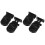 4Pcs Black Sliding Window Stops with Rubber for Home Use 2
