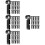 120 Pcs Hard Hat Light Clip Clamp For Safety Glasses 9