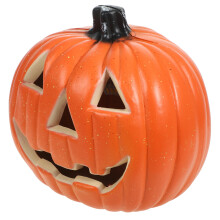 3Pcs Halloween Pumpkin Lamps Plastic Decorative Lights for Party Decor