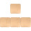 4Pièces Tapis Pour Siège Protection Beige 2