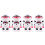 4Pcs Red Manual Pencil Sharpener Compact Handheld for Kids Students 6