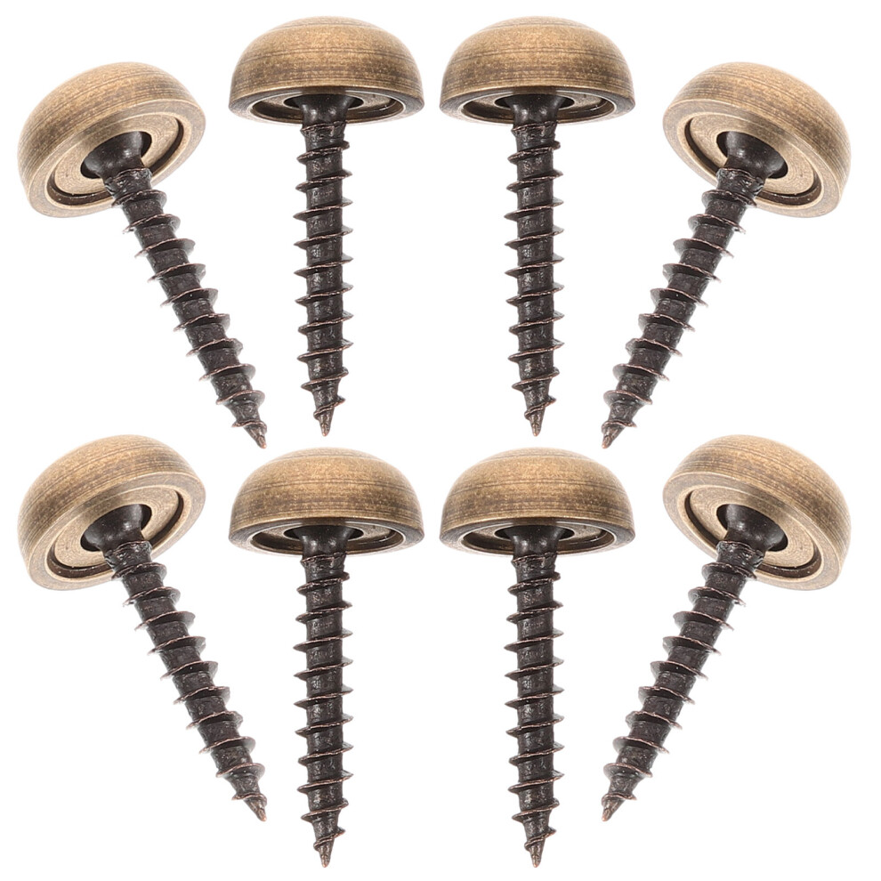 16Pcs Brass Decorative Screw Caps Covers Self-Tapping For Furniture Mirror Mounting Applications 3624153537441