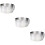 3Pcs Silver Stainless Steel Mousse Ring Mold for Cake Baking 9