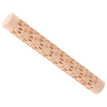 4Pcs Multi-Functional Wooden Clay Rollers for Home Craft and Embossing