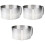 3Pcs Silver Stainless Steel Mousse Ring Mold for Cake Baking 3