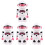 4Pcs Red Manual Pencil Sharpener Compact Handheld for Kids Students 4