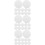 60Pcs Double-Sided Hook and Loop Carpet Adhesive Pads Black Home Use 10