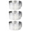 3Pcs Silver Stainless Steel Mousse Ring Mold for Cake Baking 8