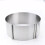 3Pcs Silver Stainless Steel Mousse Ring Mold for Cake Baking 10