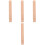 4Pcs Multi-Functional Wooden Clay Rollers for Home Craft and Embossing 4