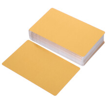 500St DIY Gouden Metalen Naamkaarten Blank Aluminium Souvenirkaarten