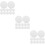 60Pcs Double-Sided Hook and Loop Carpet Adhesive Pads Black Home Use 11