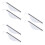6 Pcs Silicone With Handle Durable And Simple Bathroom Mirror Wipe 7