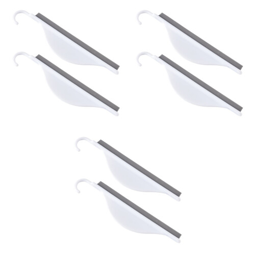 6 Pcs Silicone With Handle Durable And Simple Bathroom Mirror Wipe 2