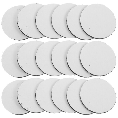 60Pcs Double-Sided Hook and Loop Carpet Adhesive Pads Black Home Use 1