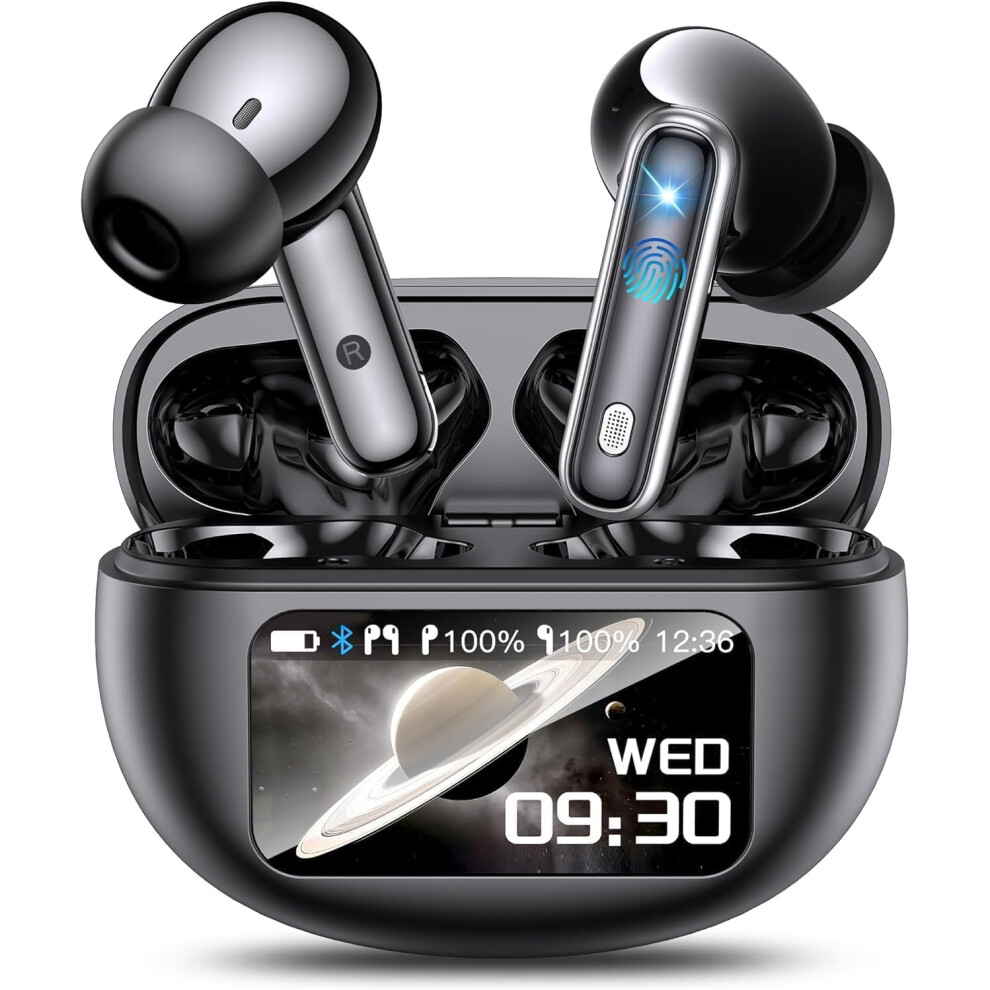 Ai Translation Earbuds With Realtime 144 Languages, Touchscreen Control, Noise Cancelling For Travel 9070919788192