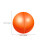 50Pcs Smooth Surface Orange Plastic Balls for Event Game Props 7