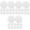 60Pcs Double-Sided Hook and Loop Carpet Adhesive Pads Black Home Use 5