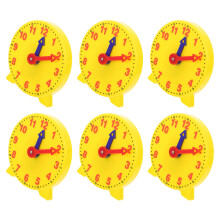 12 Pcs Primary School Clock Aid For Time Learning 10cm