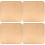 4Pièces Tapis Pour Siège Protection Beige 5