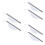 6 Pcs Silicone With Handle Durable And Simple Bathroom Mirror Wipe 6