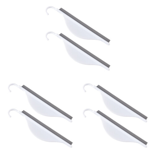 6 Pcs Silicone With Handle Durable And Simple Bathroom Mirror Wipe 1