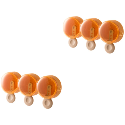2Pcs Orange Silicone Ice Cream Maker Donut Shape Mold for Home Use 1