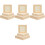 32 Pcs Wooden Square Picture Frames For Diy Photo Projects 3