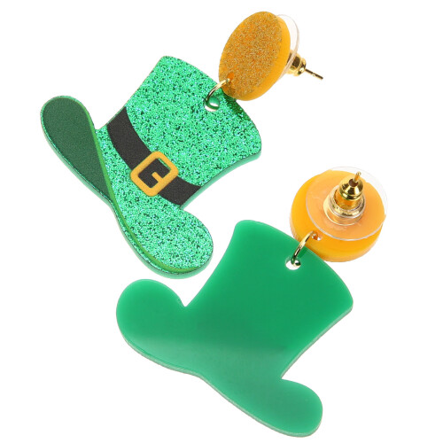 2Pairs Patrick Womens Drop Earrings Creative Ear Jewels