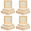 32 Pcs Wooden Square Picture Frames For Diy Photo Projects 5