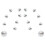 4 Pack Hanging Silver Glass Disco Balls Party Mirror Decorations 3