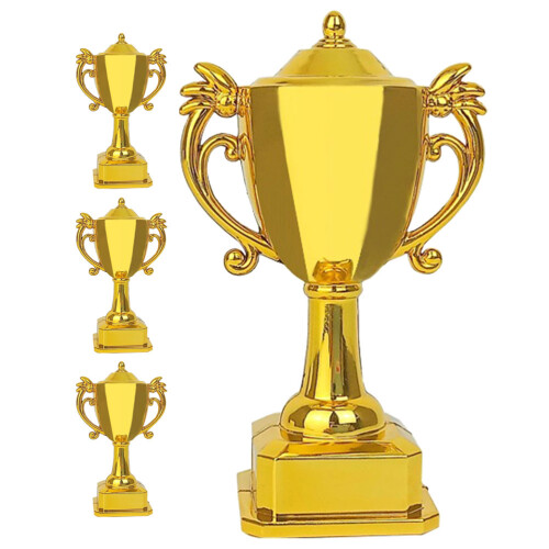 12 Pcs Mini Plastic Award Trophy Small Decor 2
