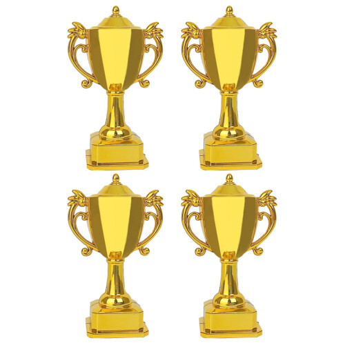 12 Pcs Mini Plastic Award Trophy Small Decor