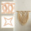 1 set macramé diy wandhangdecor met stokjes en 3