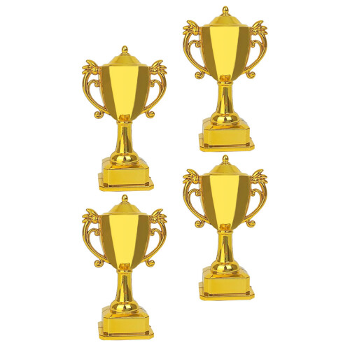 12 Pcs Mini Plastic Award Trophy Small Decor 1