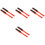 4Pcs Lightweight Red PP Pig and Sheep Forcing Paddle Tool 5