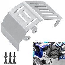 Stainless Steel Skid Plate Guard Armor Protector Upgrade Parts for LOSI PromotoMX 1/4 Dirt Bike