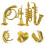 8 Pcs Mini Plastic Musical Instrument Home Ornament 9